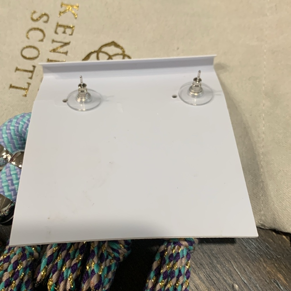 Kendra Scott Masie Tassel Statement Earrings NWOT - Picture 3 of 6